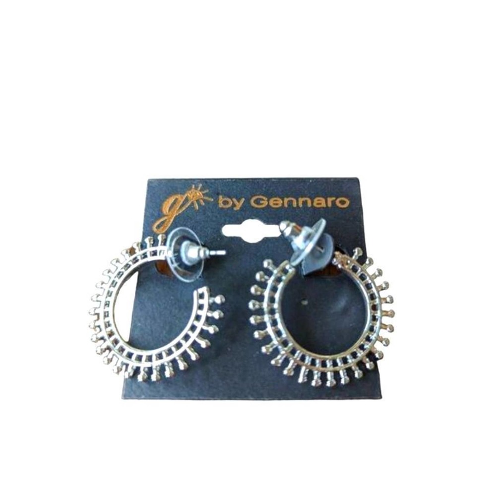 NWT G by Gennaro Women's Fashion Jewelry Hoop Earrings - One Size